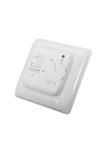 Mekanik Yerden Isıtma Termostatı - 230v, 16a, 5-40 C, Sensörlü, Kolay Kurulum