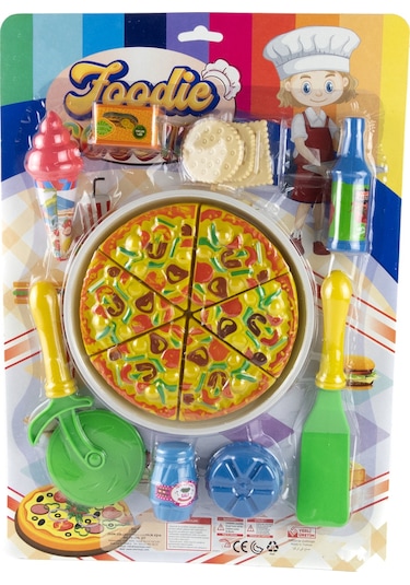 Oyuncak Pizza Seti 17 Parça