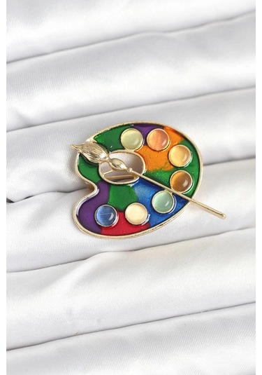 Bfs Ressam Paleti Model Broş Çok Renkli