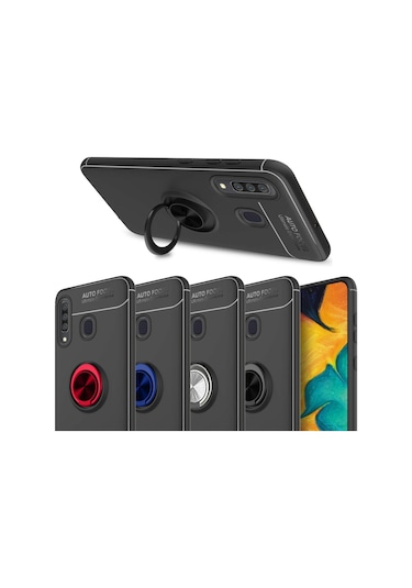 Fitcase Samsung Uyumlu Galaxy A20S (A207) Kilif Auto Focus Ring Arka Kap 434693530