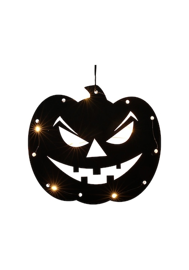 Yifomall Halloween Kedi Figürlü Led Işıklı Süs, Akrilik Kabuk, Ip44 Koruma, Parıltı Efekti, 4.5v Pil Dahil, Ev Dekorasyonu İçin Korku Atmosferi Oluşturucu Açıkartma