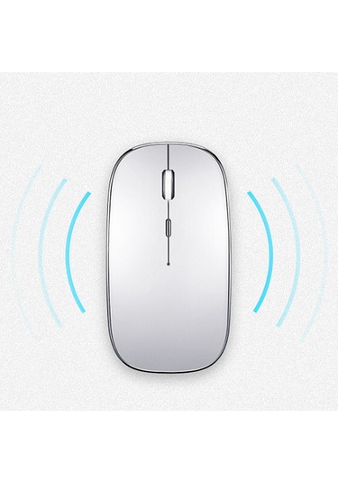 Geeroyoo Q23c 2.4g/bt5.1 Çift Modlu Kablosuz Fare - 1200dpı Ergonomik Tasarım, Sessiz Tuşlu, Pc/mac Uyumlu Q23c