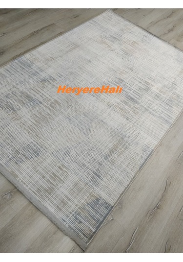 Modena Mdn 02 Cream Blue Şık Ve Modern Sıkı Dokuma Hav Toz Vermez