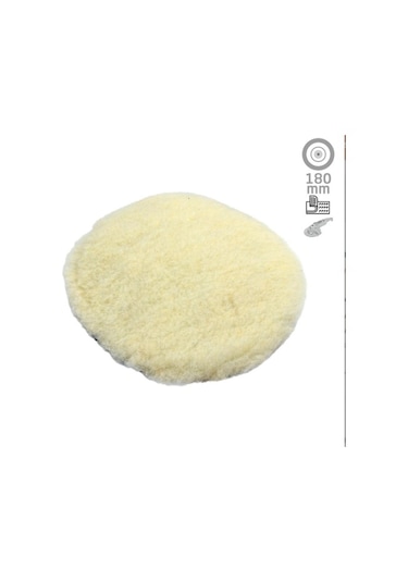 Master 503787 Cırtlı Pasta Cila Yedek Polisaj Yün Pad 180 Mm