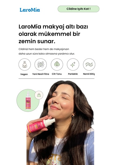 Laromia Leke Karşıtı Cilt Aydınlatıcı Ve Ton Eşitleyici Pembe Güneş Kremi SPF50+ 50 ML