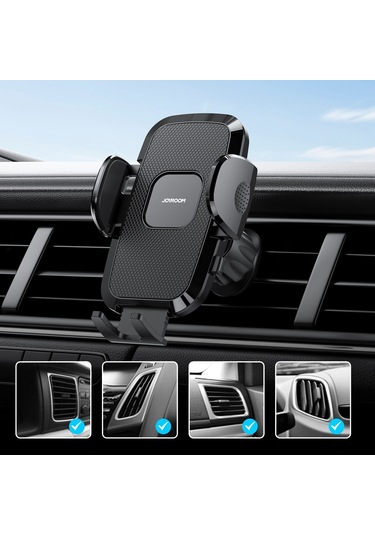 Joyroom Jr-zs259 Hava Firar Kancası Araca Monte 360 Derece Braket Tutucu 4.7-6.9 İnç Cep Telefonu İçin