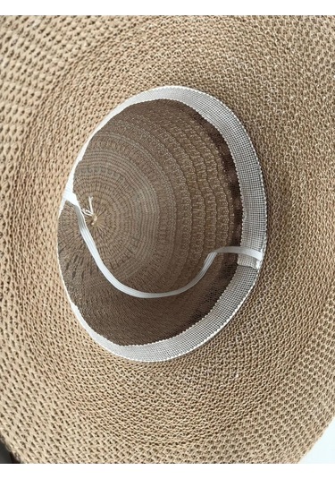 Ays Plaj Şapka Hasır Çok Renkli