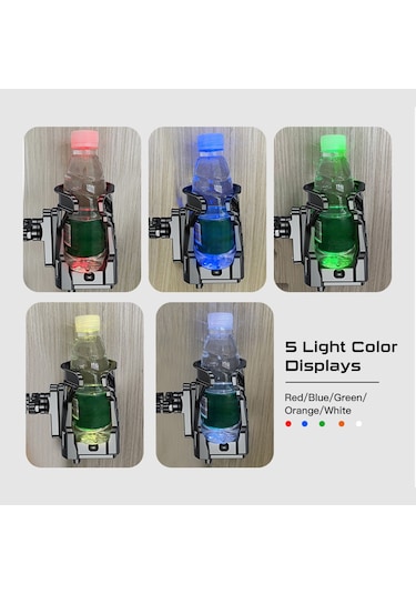 Bisiklet Su Şişesi Tutucu Dönebilir Motosiklet Içecek Yb24981-2 Siyah Siyah