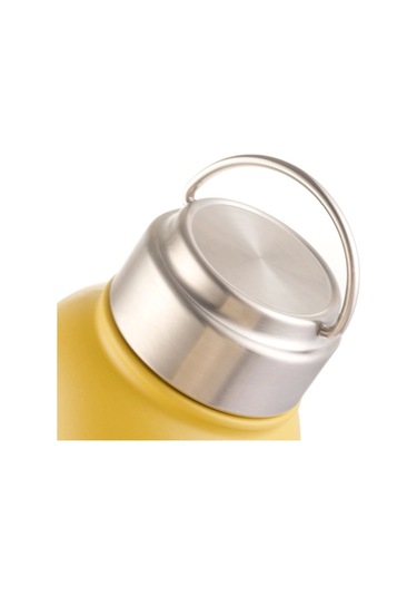 Paslanmaz Çelik Termos Su Şişesi 360ml Vakumlu Kapak Sarı İthal Ürün Sarı