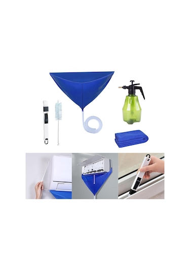 Suntek Klima Temizleme Kapak Seti Fırçası Su-şişesi-ile