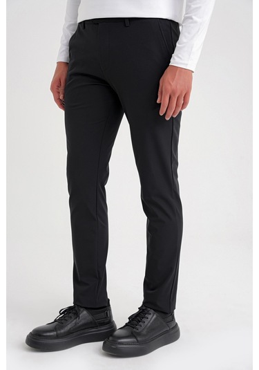 P 1173 Pantolon Comfort Siyah-2 Casual Siyah