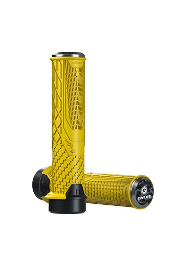 Jzcat Sürme Kaymaz Gidon Sapları Evrensel Kilitlenebilir Saplar Bisiklet Aksesuarları-sarı Sarı