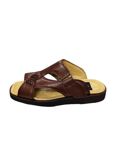 Güvener Büyük Numara Erkek Terlik Kahverengi