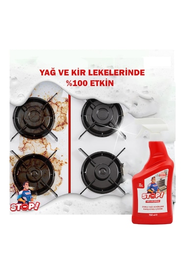Stop Forte 3'lü Yağ Kir Çözücü