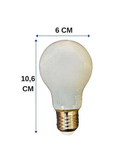 General Electric 8w 2700k Sarı Işık E27 Duylu Led Cam Ampul