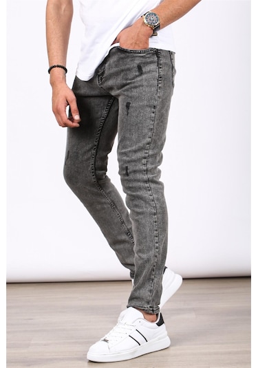 Madmext Skinny Fit Füme Erkek Jean 5680-füme Füme