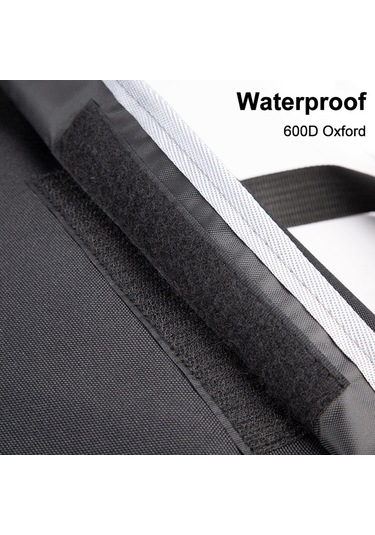 Jeehugo Oksijen Kumaşı Sulu Dayanıklı Araba Bagaj Saklama Çantası, Bölmeli Tasarım, Ayarlanabilir Kayışlı, Pratik Ve Hafif, Siyah