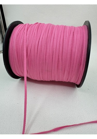 4 Mm Askılık Grogren Şerit 5 Metre - Pembe