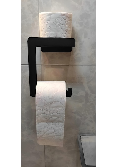 Hvngroup Metal Raflı Geniş Tuvalet Kağıdı Askısı