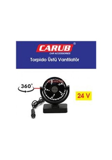 VANTİLATÖR 24V TORPİDO ÜSTÜ TEKLİ FAN AYARLI