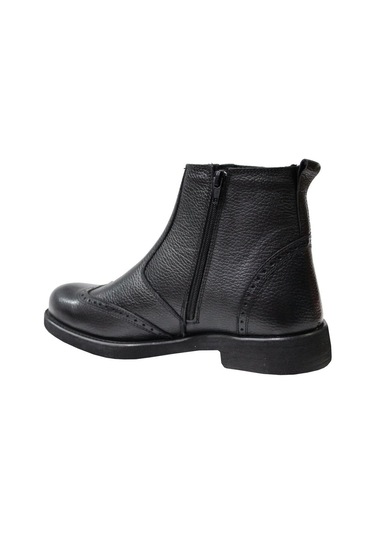 Kale 0434 Siyah Hakiki Deri Erkek Ayakkabı Bot 001