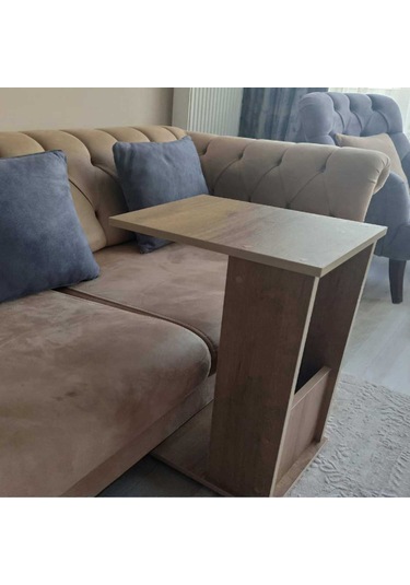 Modilayn Ata Gazetelik- Dergilik- Servis Tekerlekli C Yan Sehpa. N11.2684