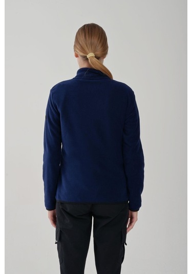 Exuma Kadın Tam Fermuarlı Polar 2322003 - Lacivert