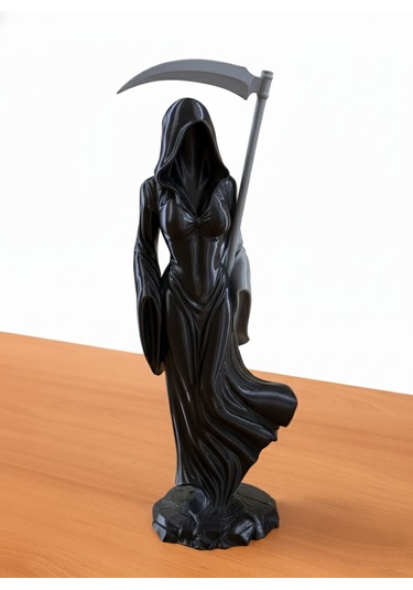 Lady Dark Reaper Woman 3d Baskı Dekoratif Figür 20 Cm 20 Cm