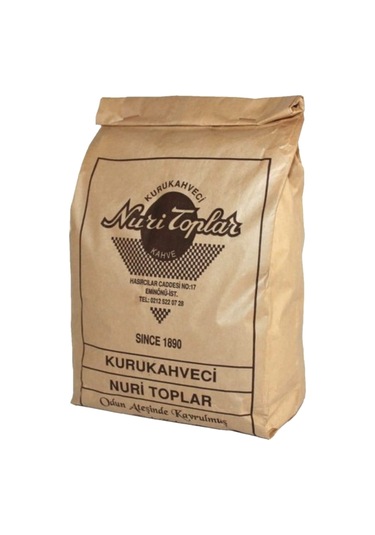 Nuri Toplar Günlük Taze Çekim Türk Kahvesi 1KG Çikolata Hediyeli