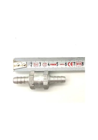 Mazot Benzin Yakıt Çekvalf 8mm ve 2 Adet Hortum Kelepçesi