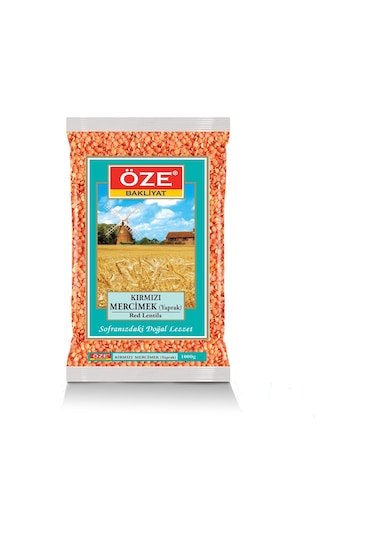 Öze Kırmızı Mercimek Yaprak 2500gr