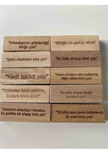 Cezalı Jenga Denge Oyunu Yeni Versiyon V2