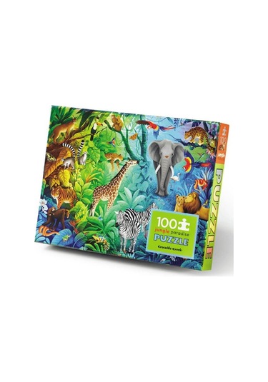 Crocodile Creek Puzzle - 100 Parça - Orman Cenneti