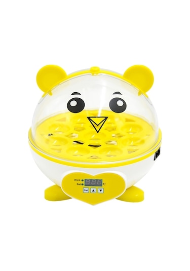 Kompakt Boyutlu Ev Tipi 9 Yumurta Kuluçka Makinesi Dijital Sıcaklık Ayarlanabilir Kuluçka Kuluçka Makinesi