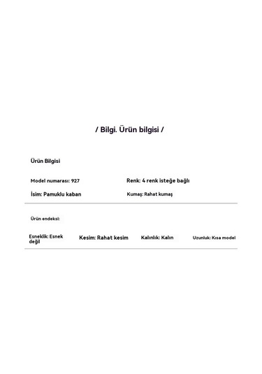 Kadınlar İçin Kore Kısa Tüylü Pamuklu Ceket Kışlık Tüylü Pamuklu Ceket Kahve