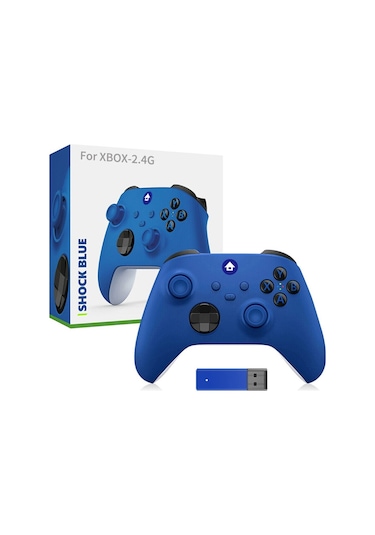 Konsol Plus Xbox 9. Nesil Kablosuz PC / Android / iOS Uyumlu Oyun Kolu Mavi