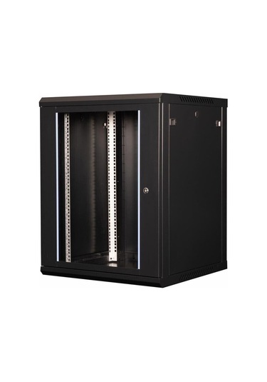 - 15u 19\" Duvar Tipi Rack Kabinet Genişlik: 600 Mm Derinlik: 600 Mm Siyah