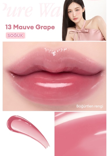 Dasique Pure Water Lip Gloss 13 Mauve Grape