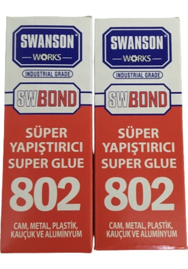 Swanson Works 802 Süper Yapıştırıcı 20 Gr 2 Adet
