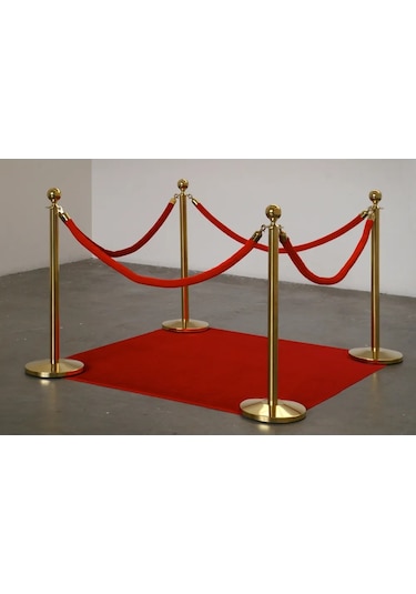 Pirinç Bariyer Ankara Fuar Yönlendirme Paslanmaz Protokol Bariyeri 10 Adet