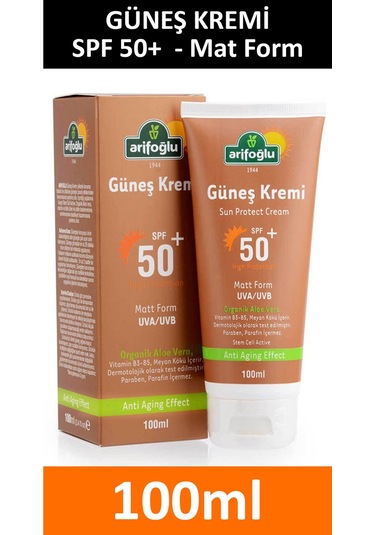 Arifoğlu SPF50+ Güneş Kremi 100 ML