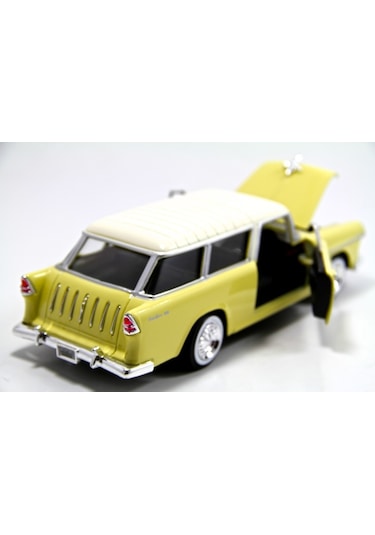 1955 Chevrolet Belair Nomad-1 24 Ölçek 20-22 Cm