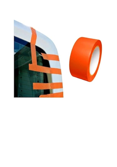 Bantex Pvc Oto Cam Bandı Turuncu 45mm X 33mt