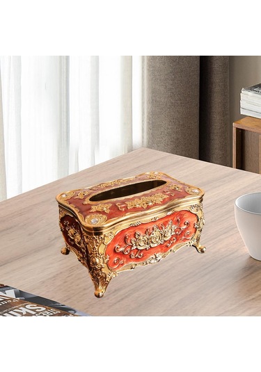 Suntek Dekoratif Mendil Tutucu Rustik Akrilik Otel Barları Için