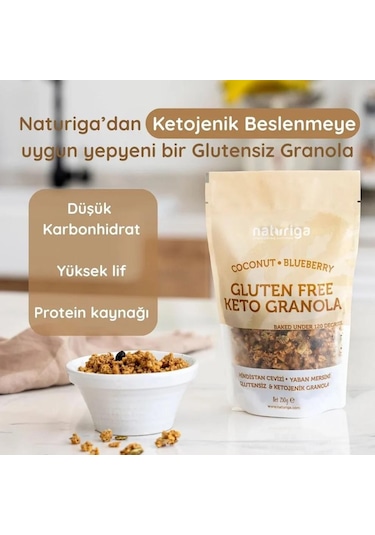 Glutensiz Ketojenik Granola 250gr-3594