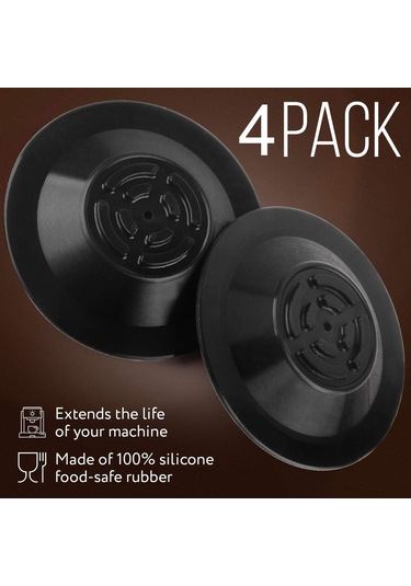 Suofeng Breville Kahve Makinesi 54mm Temizlik Diski - Espresso Makineniz İçin Profesyonel Geri Yıkama Aparatı Siyah