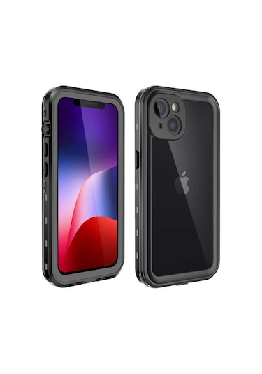 iPhone Uyumlu 13 Kılıf Su Ve Toz Geçirmez 360 Tam Koruma Shockproof Kapak