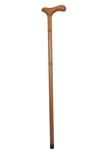 Ahşap İşlemeli Baston Ağaç Baston Kayın Gürgen Ağacı Baston