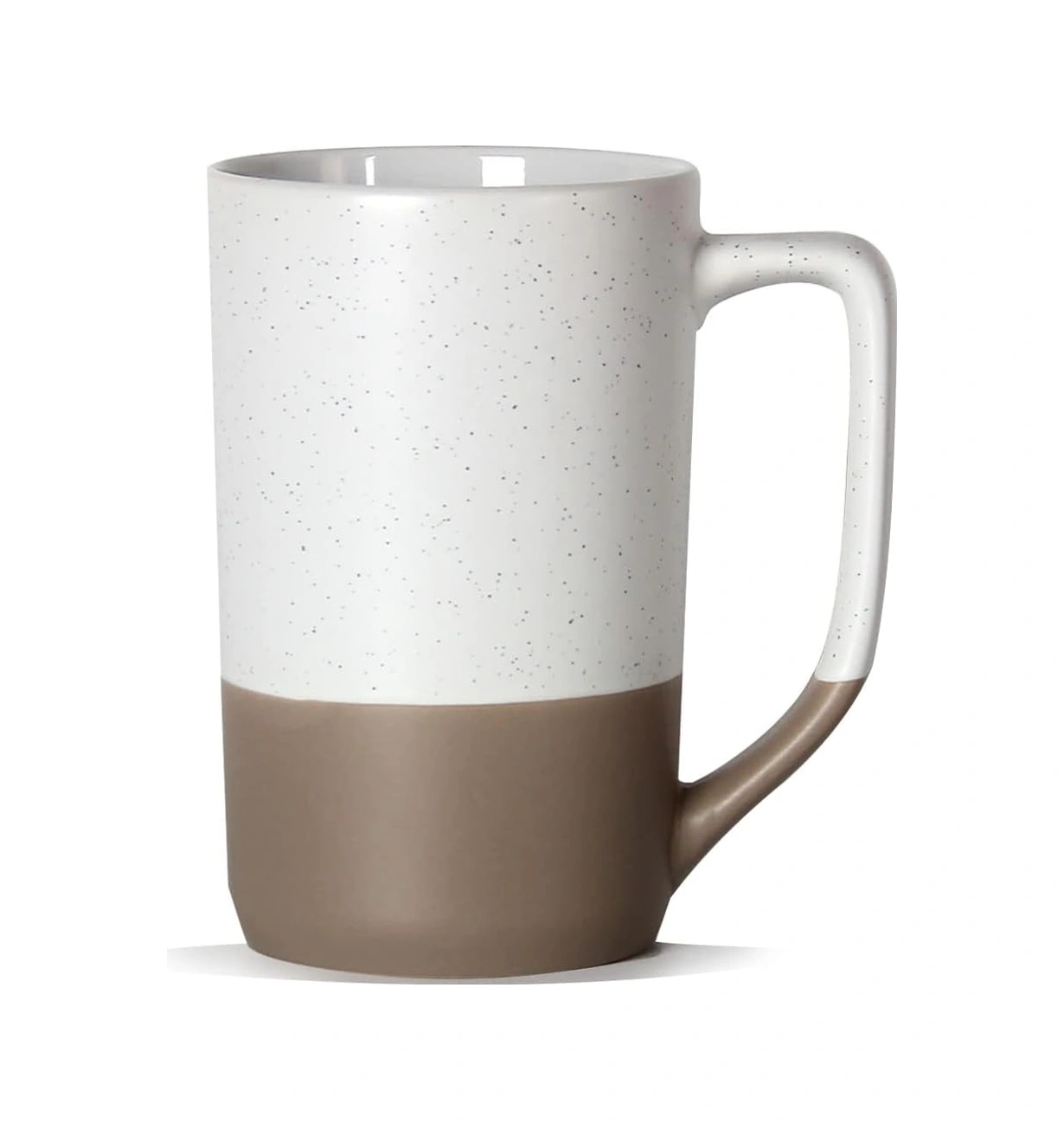 16 Oz Büyük Kahve Kupası, İki Renk Kombinasyonu Büyük Seramik Çay Bardağı Diğer