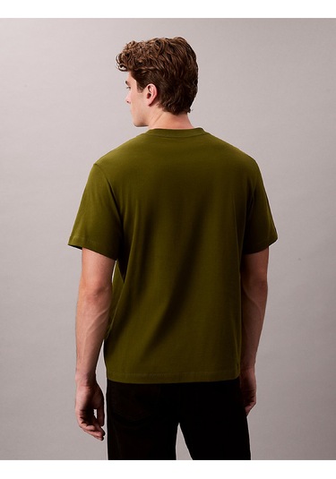 Erkek 20's Script Grafik Detaylı T-shirt Yeşil